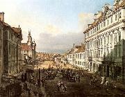 Bernardo Bellotto Dluga Street oil on canvas